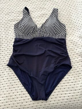 Nip Tuck Louise Cross Front One Piece Swimsuit